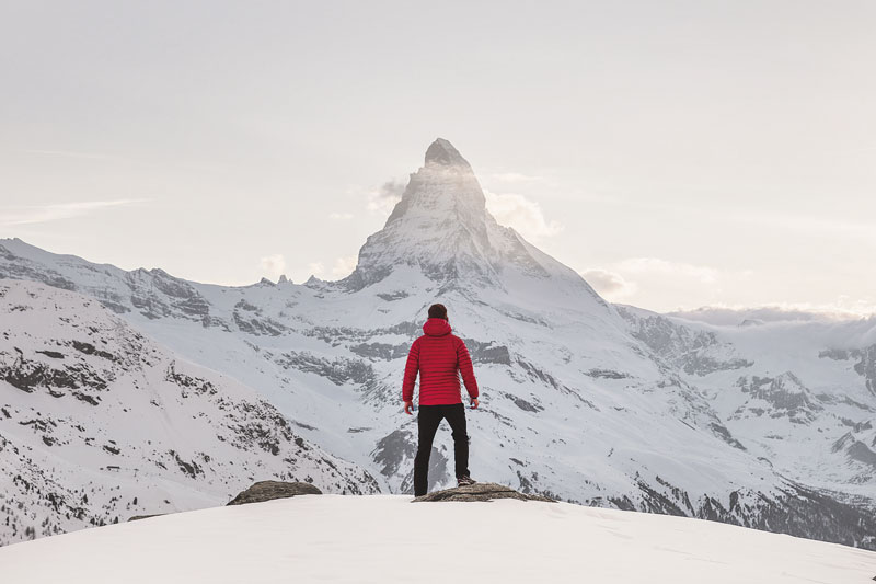 image - man and moutain